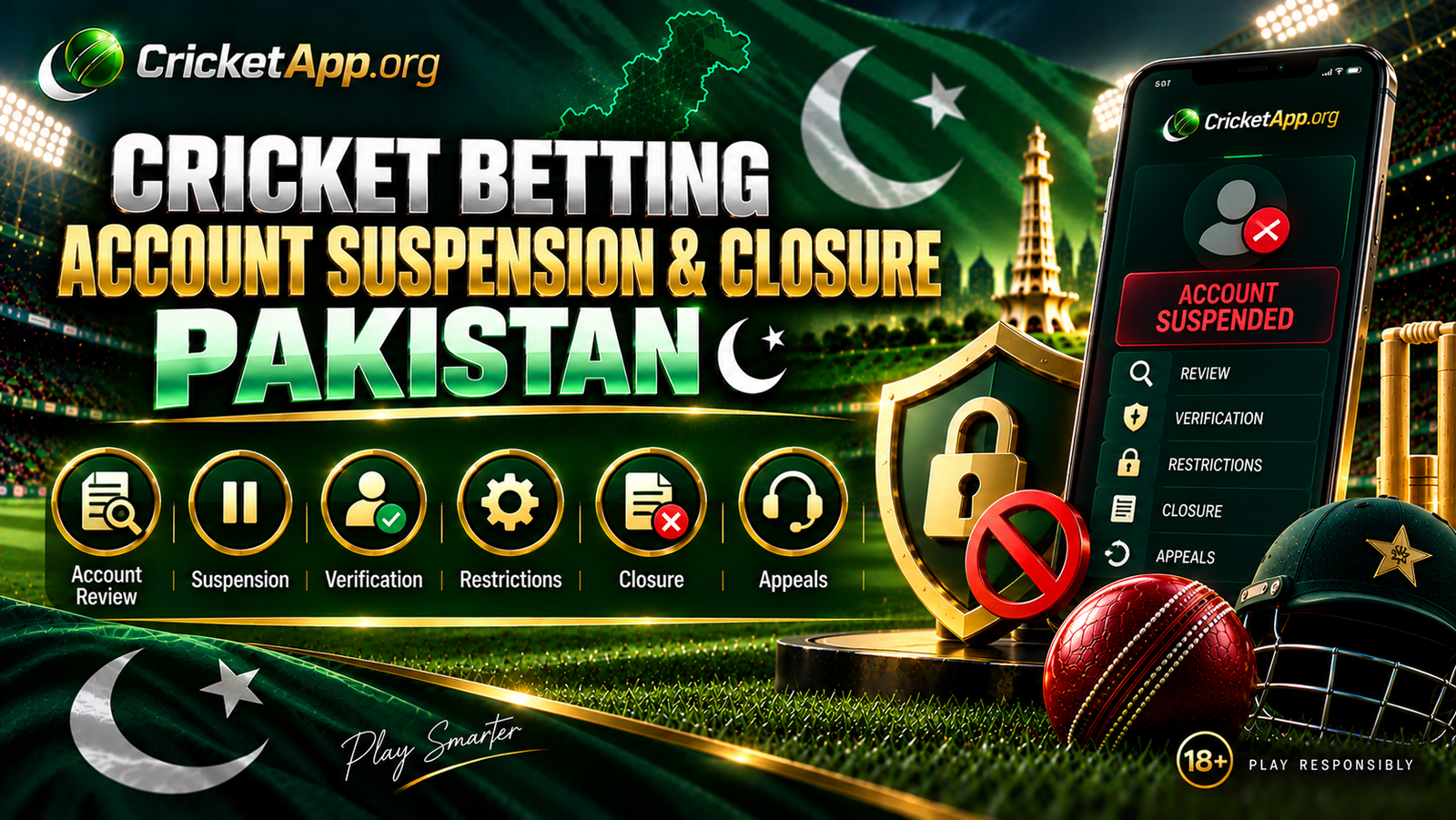 Cricket Betting Account Suspension & Closure Pakistan